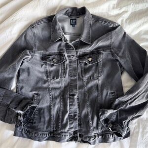 GAP Women's Charcoal Jean Jacket